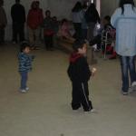 Little tykes enjoying their ice cream.