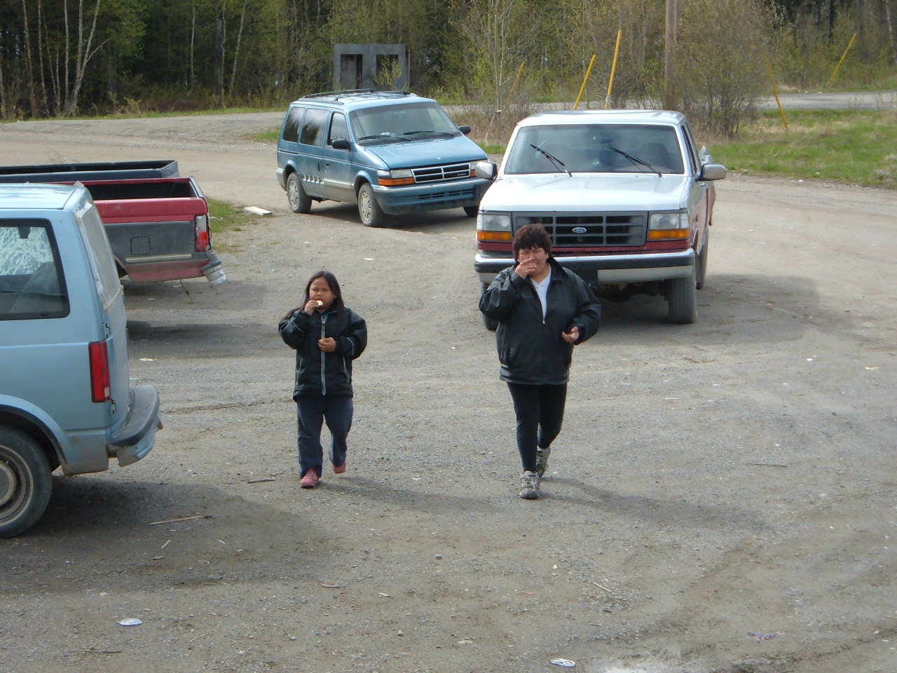 Caroline and her daughter Sam