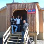 Community member, front of the band office.