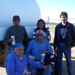 Joe Kakegamic, Maggie Kakegamic, Stefan Rae, Julia Mamakeesic, and 
Bob Rae.