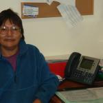 Tamar Rae, our Head CHR at the Clinic in North Spirit Lake poses for a picture.