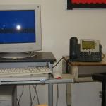 Staffroom has a IP phone.