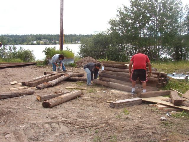 Here they are working hard.