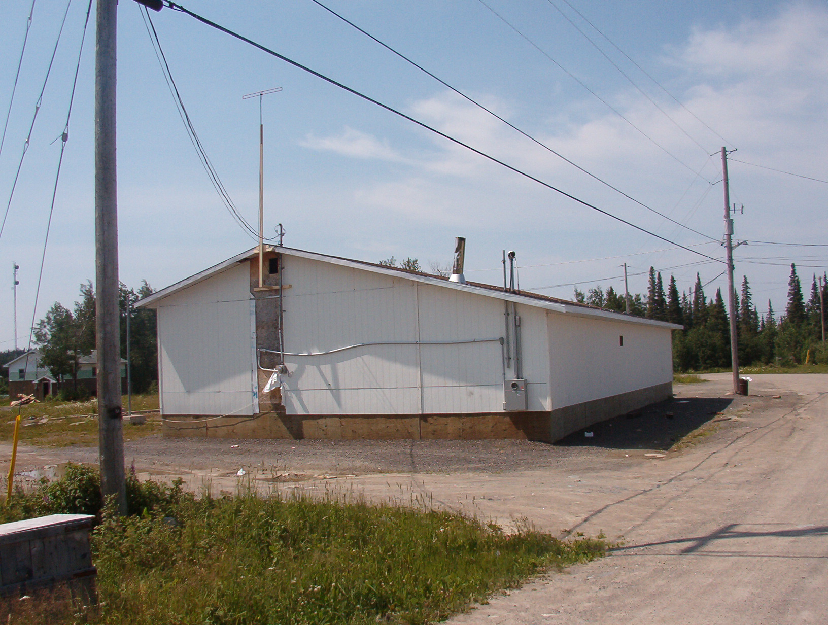 Radio station is presently located in the community hall.