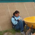 Roblyn Meekis, one of the younger ladies, hired for this project.