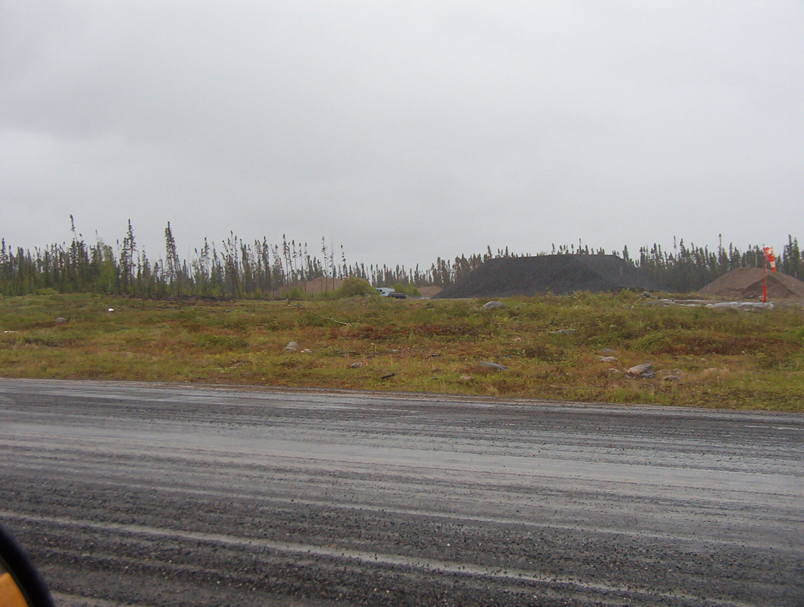 Picture from the side of the runway.