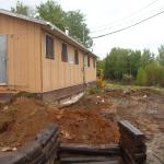 This building use to be the old nursing station, the E-Centre, and will be the future Band Office.