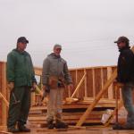 Derek Kakegamic, and two that have been hired to take the contract.  Jason, and Mike, from Sioux Lookout.
"Langreen."