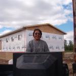 Guess who??  Darlene Rae, she took part in taking pics, and moving the 
equipment too... NO, she never sat, and gave orders.  L