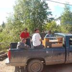 A pic of the crew that helped out..
Arnold Thompson, Brian Rae, John Paul Rae, and Danny Rae.