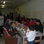 2006 Christmas Dinner at the community hall.