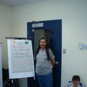 The Coordinator for North SPIRIT Lake Philomena Meekis.