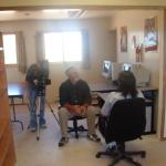 Another angle of the interview