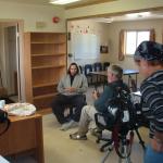 Arnold Thompson get his chance getting interviewed