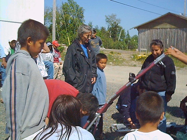 First, get the people on the stretchers and into the sleeping bags.