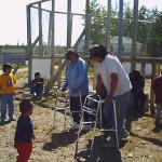 Next, it's the walker race.