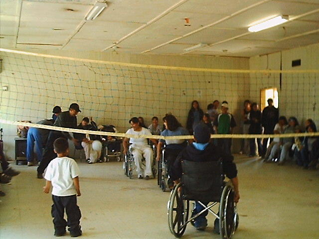 Now it&#39;s time for wheelchair volleyball!