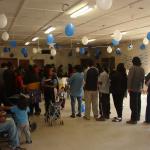 They had a buffet style dinner after the awards and announcements were made.