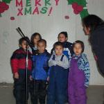 Kindergarden Class singing Merry Christmas