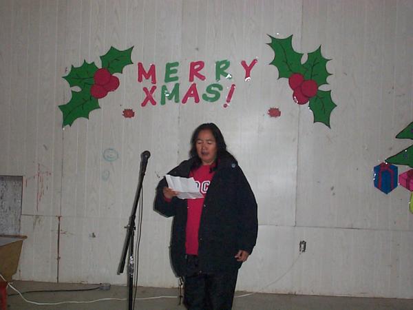 Everyone in the building was singing along with Charlotte Rae with "Silent Night" 