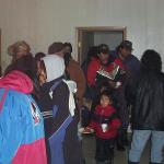 Community feast in North Spirit Lake for Smart Workshop.