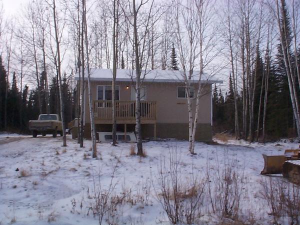 Darcy and Susan Rae, the first house in North Spirit Lake that has access to the internet using the cable modem.