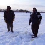 Father and daughter, Cameron Rae and Marilyn Keno.