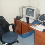 E-Centre Manager desk.